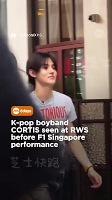 See you tonight CORTIS 🤗 #8dayssg #8dayssgtrending #fypsg #cortis #f1 