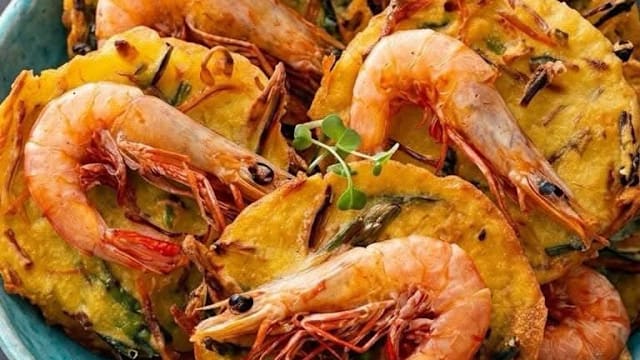 食谱：香脆小虾蔬菜炸饼