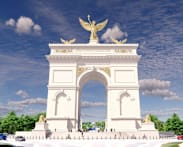 Trump's triumphal arch gets official name