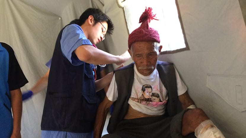 Nepal Quake: Singapore Red Cross treats first patient