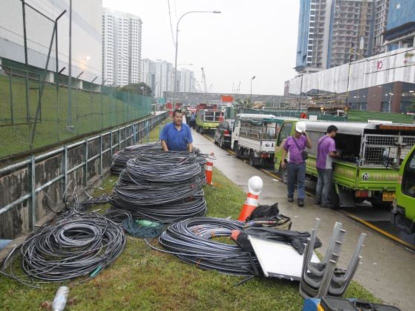 In a press statement released this evening (Oct 16), IDA urged all affected telcos to focus on restoring services, rather than blaming each other by issuing statements to the media. Photo: Ernest Chua