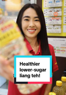 The weather is SO HOT now! 🥵 If you’re looking for drinks to help cool down, here are some tips on how to choose healthier lower-sugar options that are tasty! #LessSaltMoreTaste #hpbsg #8dayseat #healthydrinks #herbal #lowsugar #lesssweat 