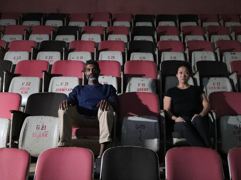 Mr Prashant Somosundram (left), general manager of independent cinema The Projector, and Ms Karen Tan, its co-founder. She said that it is tough times ahead, but the firm will explore new revenue ideas. Mr Prashant Somosundram (left), general manager of independent cinema The Projector, and Ms Karen Tan, its co-founder. She said that it is tough times ahead, but the firm will explore new revenue ideas.
