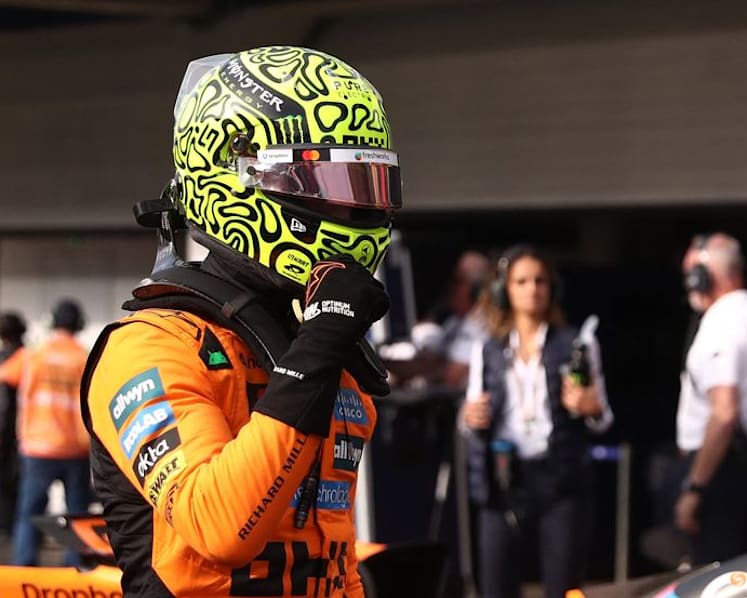 Norris on pole for Sao Paulo sprint, Piastri third