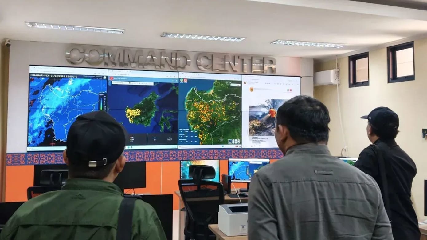 印尼加强西加里曼丹林火监测 防烟霾跨境飘入马国