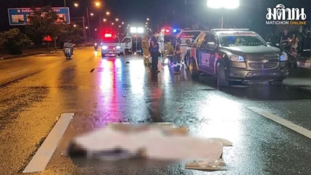 站马路中央吵架 泰男女双双被撞死 