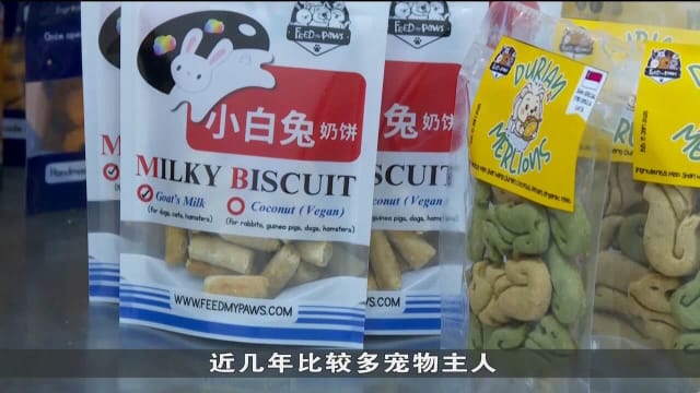 为祝我国60周年 宠物食品店推出本地风宠物零食