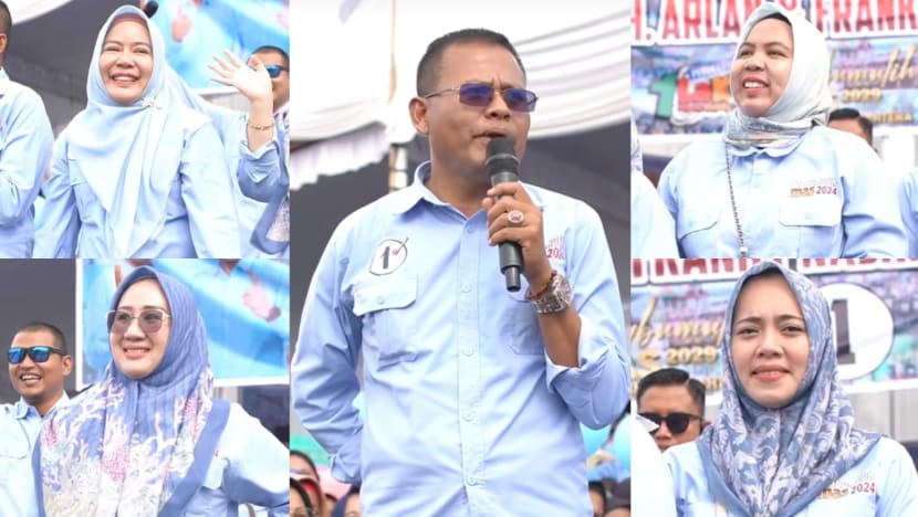 Viral calon wali kota Prabumulih flexing 4 istrinya saat kampanye Pilkada 