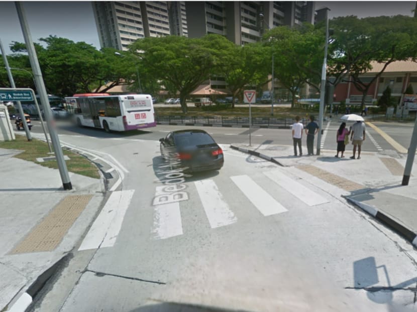 The zebra crossing where Sheik Salim Said knocked down the 37-year-old woman and her daughter, aged nine, leaving the girl with a traumatic brain injury requiring surgery. The zebra crossing where Sheik Salim Said knocked down the 37-year-old woman and her daughter, aged nine, leaving the girl with a traumatic brain injury requiring surgery.