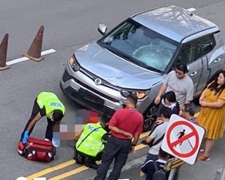 Cyclist, 14, taken to hospital after accident with car in Toa Payoh