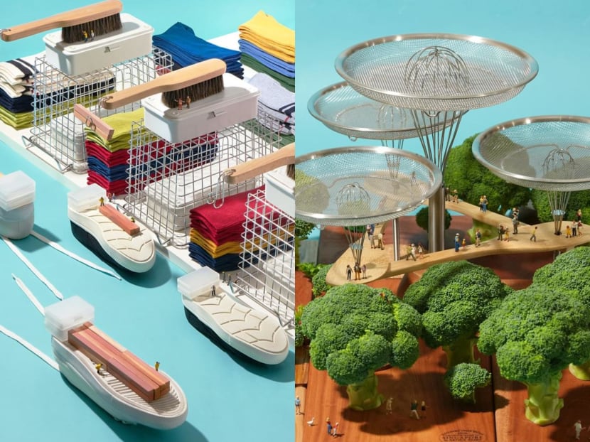 Muji Plaza Singapura has a free exhibition of artworks made out of Muji items