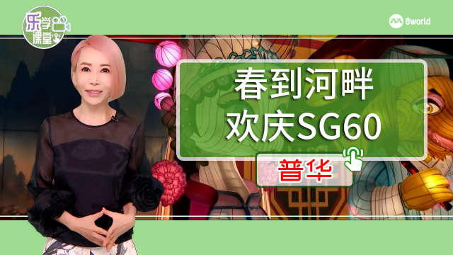  【普华】春到河畔大型灯饰以SG60为主题