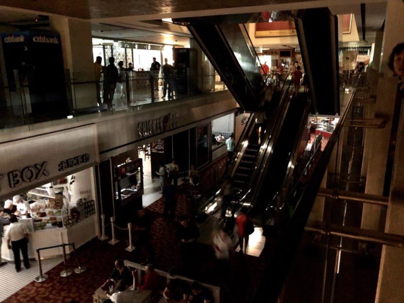 Chinatown Point was also affected by Friday afternoon's power outage.