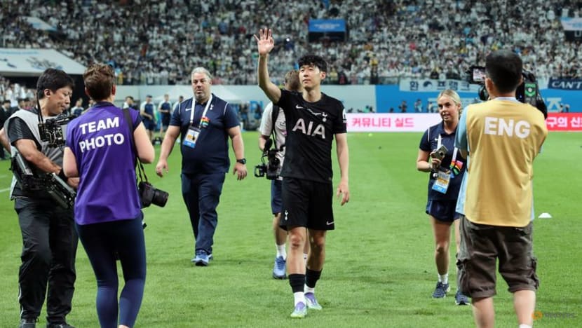 Tottenham's Son bids emotional farewell in S Korea, Maddison suffers knee injury Tottenham's Son bids emotional farewell in S Korea, Maddison suffers knee injury