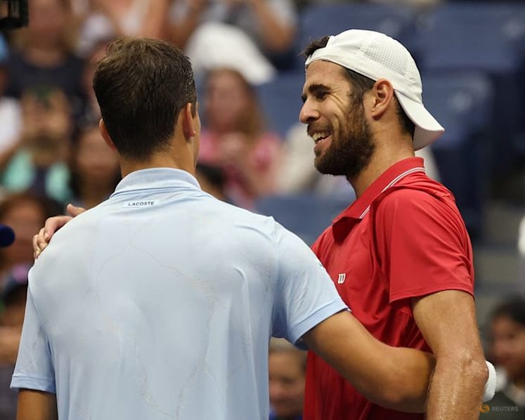 Khachanov back to US Open semi-finals with walkover