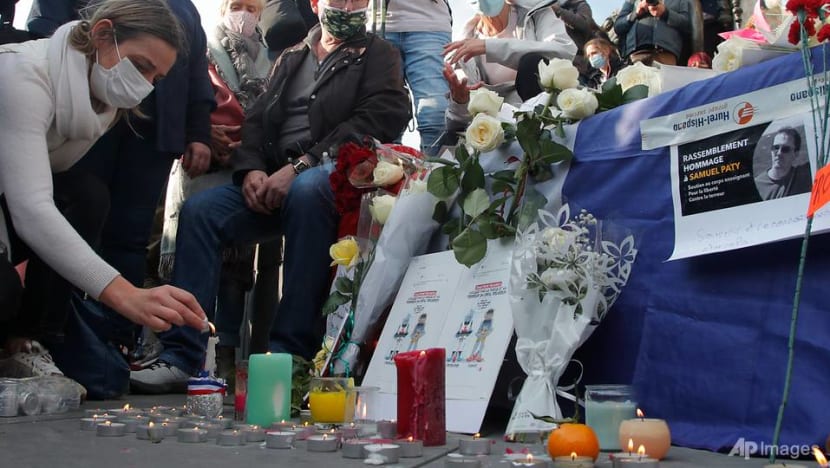 French police operations under way after beheading of teacher