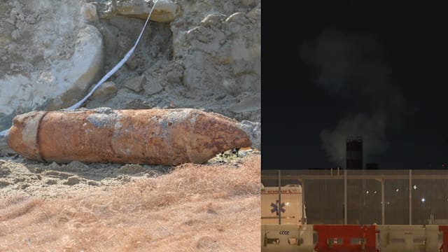 第五搭客大厦工地二战炸弹 今天凌晨被就地引爆