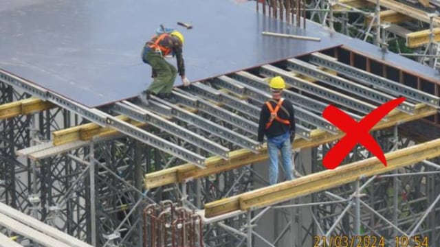 高处作业稽查 人力部发九停工令和逾45万元销案罚款