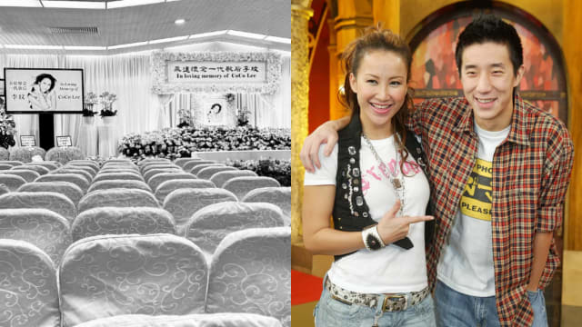 贴灵堂黑白照追悼李玟　房祖名：用我剩下的时间学习你