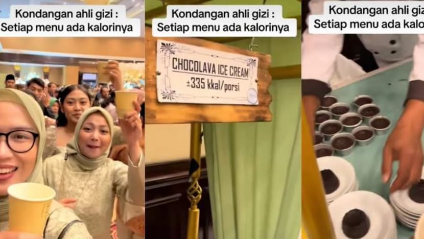 Majlis perkahwinan di Indonesia ini senarai jumlah kalori setiap hidangan bantu tetamu kawal pemakanan
