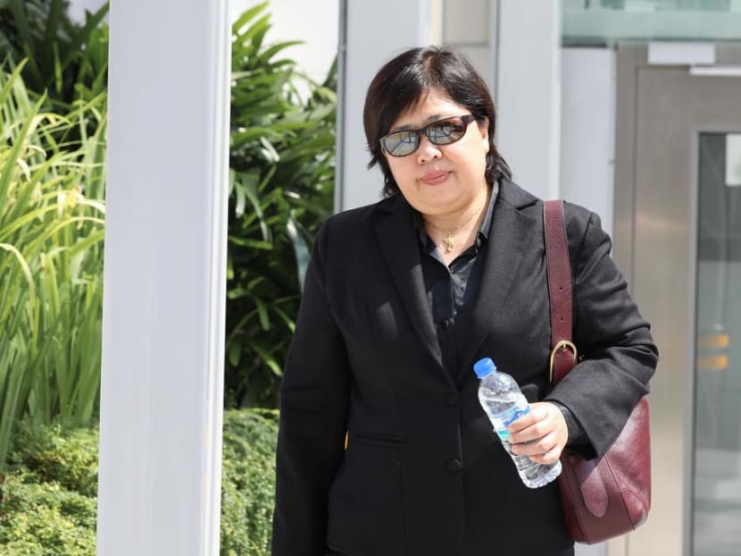 Phoon Chiu Yoke outside the State Courts on May 24, 2021.