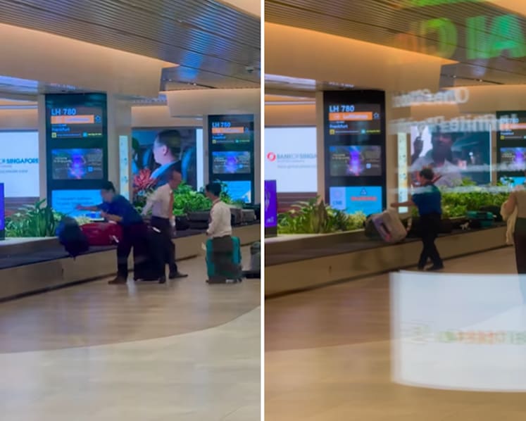 SATS apologises after video shows rough handling of luggage at Changi Airport