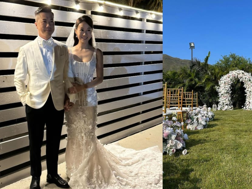 Jacqueline Wong, 34, marries musician Lai Man Wang, 48 