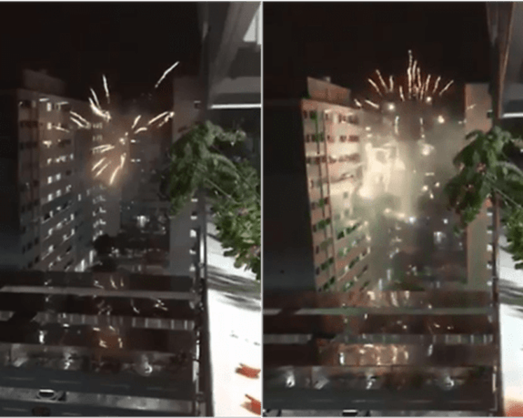 Man arrested after fireworks set off in Jurong West