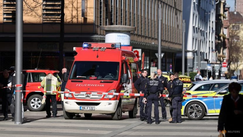 Car drives into crowd in German city of Mannheim killing at least one