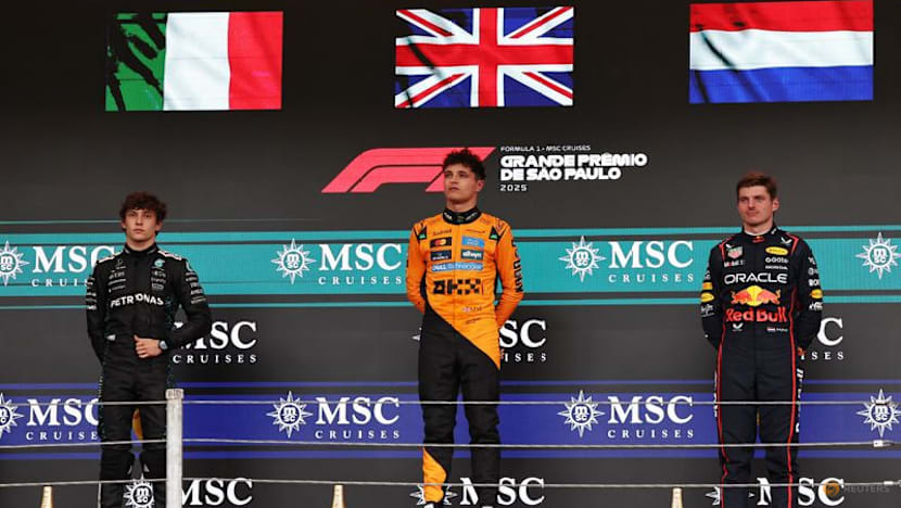 Norris wins in Brazil to go 24 points clear at top