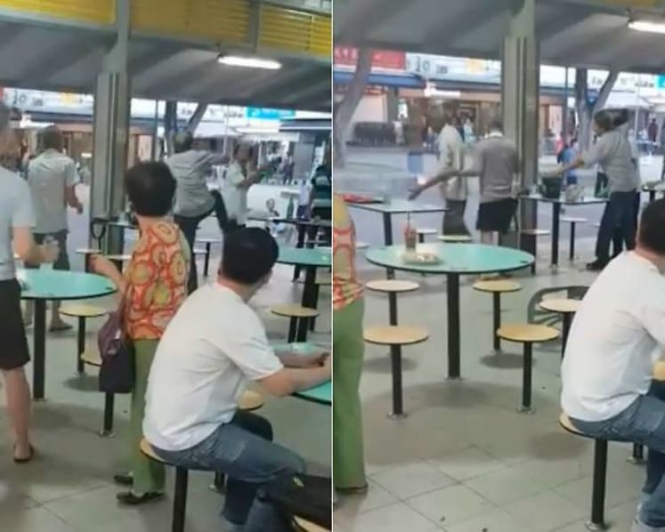 Two men arrested over scuffle at Toa Payoh Hawker Centre