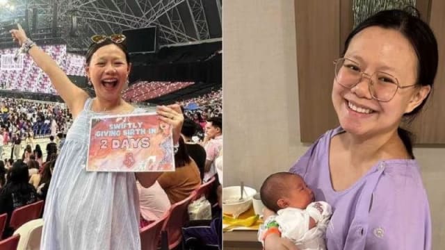 孕妇为看泰勒丝忍受子宫收缩阵痛 13小时后顺利产女
