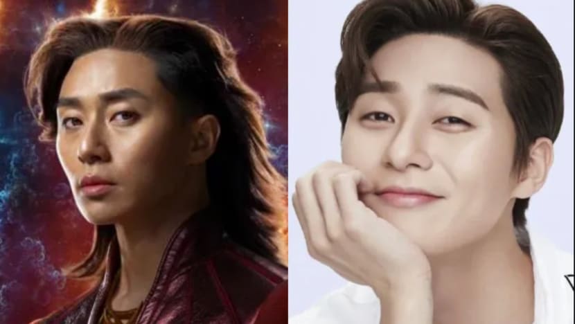 Park Seo Joon’s Hairstyle In The Marvels Poster Reminds Us Of The '80s Curry Pok Hairdo