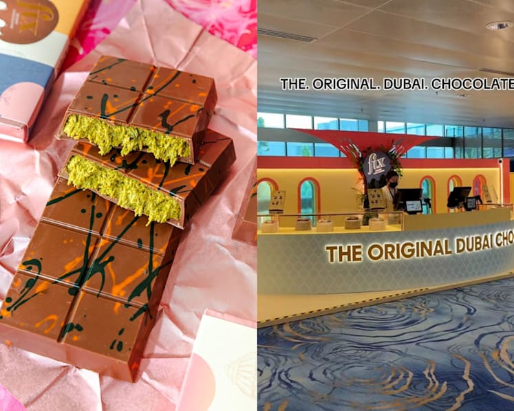 Fix Dessert Chocolatier, original maker of viral Dubai chocolate, opens pop-up store at Changi Airport