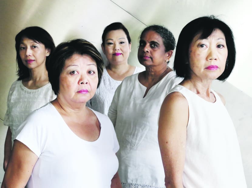 Members of Theatre For Seniors, who’ll be performing in Encore IV: Love Life. Photo: TNS