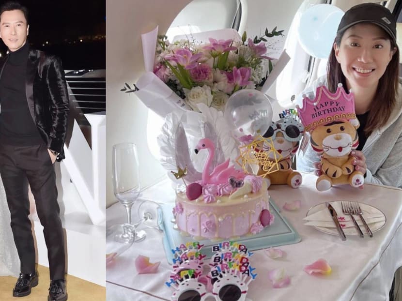 Donnie Yen Flies Wife Cissy Wang On Private Jet To Celebrate Her 41st Birthday