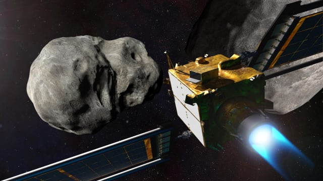 美国太空船“自杀式”任务 撞击小行星变轨道