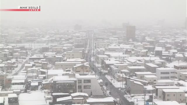 日本气象厅预测 明日起全国大范围将下大雪