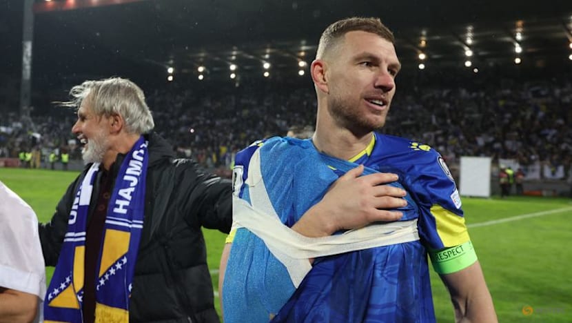Dzeko declares injury a twist of fate as Bosnia seal World Cup place in shootout