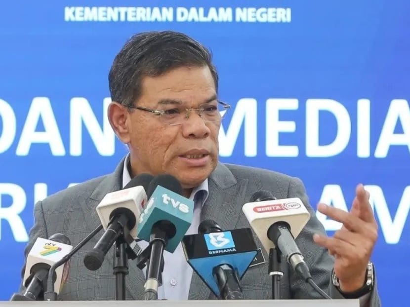 Malaysian Home Minister Saifuddin Nasution Ismail.