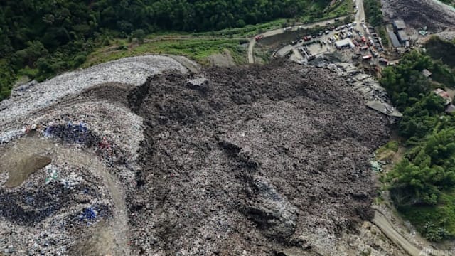 菲律宾中部垃圾填埋场坍塌一人丧命 另有38人被埋