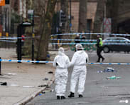 UK police question suspect after car hits pedestrians in English city