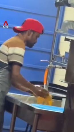 Cooked food allegedly washed, reused at Malaysian eatery