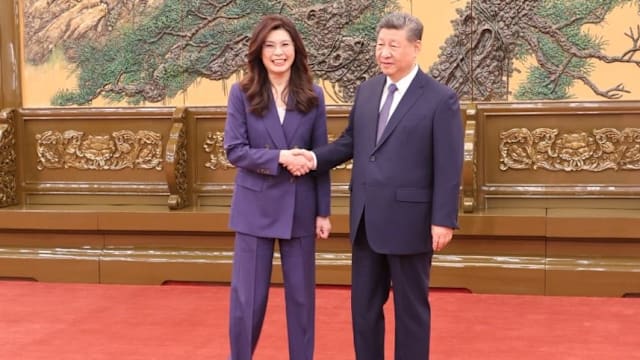 习近平今早会见台湾国民党主席郑丽文