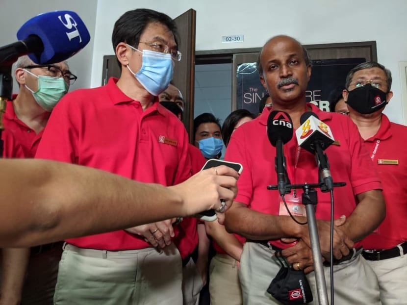 Dr Chee Soon Juan (second from left) and Professor Paul Tambyah (second from right) of the Singapore Democratic Party. Dr Chee Soon Juan (second from left) and Professor Paul Tambyah (second from right) of the Singapore Democratic Party.