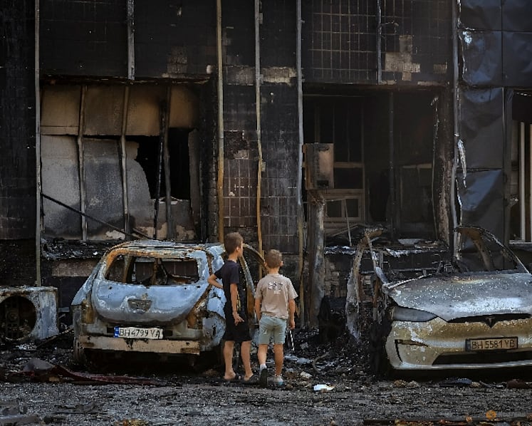 Russian attacks kill six, injure dozens in Ukraine, Moscow says it hits ships, plants