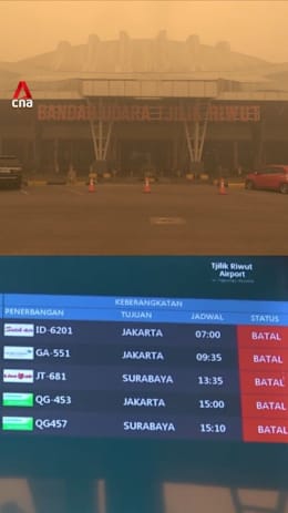 Haze grounds flights in Indonesia as Prabowo orders stronger action on fires