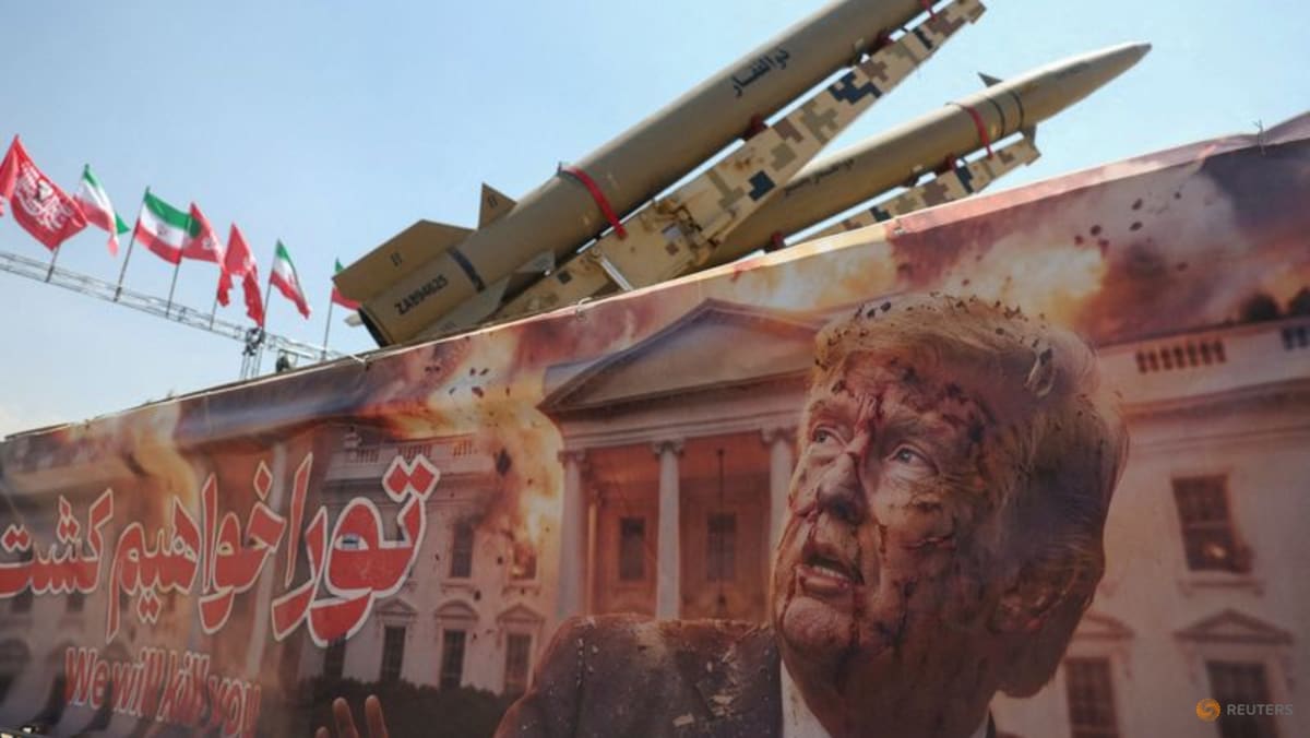 US forces strike two Iranian launchers on Iran's Larak island, US official says