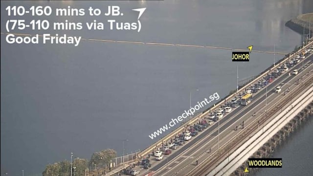 兀兰和大士关卡今早严重拥堵 通关时间预计至少三个小时