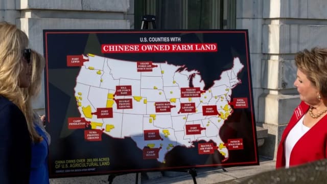 美国将限制中国等对手国购买农业用地